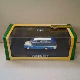Opel  - Blitz 1954 blue/white - 1:72 - Magazine Models - BUS7163131 - magBUS7163131 | Toms Modelautos