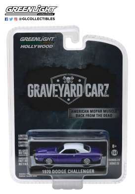 Dodge - Challenger R/T 1970 purple/white - 1:64 - GreenLight - 44820F - gl44820F | Tom's Modelauto's Dodge - Challenger R/T 1970 purple/white - 1:64 - GreenLight - 44820F - gl44820F | Tom's Modelauto's