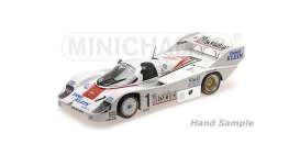 Porsche  - 956K 1982 white-silver/red - 1:12 - Minichamps - 125836601 - mc125836601 | Toms Modelautos