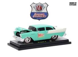 Chevrolet - 150 1957 sea foam green/ ivory - 1:24 - M2 Machines - M2-40300-62B | Tom's Modelauto's Chevrolet - 150 1957 sea foam green/ ivory - 1:24 - M2 Machines - M2-40300-62B | Tom's Modelauto's