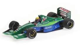 Jordan Ford - 191 1991 blue/green - 1:43 - Minichamps - mc410910232 | Tom's Modelauto's Jordan Ford - 191 1991 blue/green - 1:43 - Minichamps - mc410910232 | Tom's Modelauto's