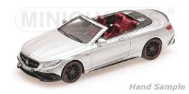 Brabus Mercedes Benz - 2016 silver - 1:43 - Minichamps - 437034232 - mc437034232 | Toms Modelautos