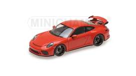 Porsche  - 911 GT3 2017 orange-red - 1:43 - Minichamps - 410066024 - mc410066024 | Toms Modelautos