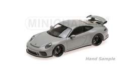 Porsche  - 911 GT3 2017 grey - 1:43 - Minichamps - 410066026 - mc410066026 | Toms Modelautos