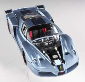 Ferrari  - 2006 2-tone silver-blue w/black str - 1:18 - Hotwheels Elite - mvN2065 - hwmvN2065 | Toms Modelautos