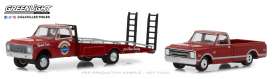 Chevrolet - C30 Ramp Truck 1971 red - 1:64 - GreenLight - 33140A - gl33140A | Tom's Modelauto's Chevrolet - C30 Ramp Truck 1971 red - 1:64 - GreenLight - 33140A - gl33140A | Tom's Modelauto's