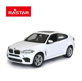 BMW  - X6M 2018 white - 1:24 - Rastar - rastar56600w | Toms Modelautos