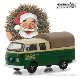 Volkswagen  - Double Cab Pickup 1978 green/beige - 1:64 - GreenLight - 37150F - gl37150F | Toms Modelautos