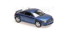 Audi  - TT Coupé blue - 1:43 - Maxichamps - 940017220 - mc940017220 | Toms Modelautos