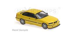 BMW  - M3 1992 yellow - 1:43 - Maxichamps - 940022301 - mc940022301 | Toms Modelautos