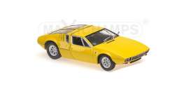 De Tomaso - Mangusta 1967 yellow - 1:43 - Maxichamps - mc940127120 | Tom's Modelauto's De Tomaso - Mangusta 1967 yellow - 1:43 - Maxichamps - mc940127120 | Tom's Modelauto's