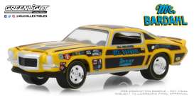 Chevrolet - Camaro Mr. Bardahl 1967 yellow/black - 1:64 - GreenLight - 29989 - gl29989 | Tom's Modelauto's Chevrolet - Camaro Mr. Bardahl 1967 yellow/black - 1:64 - GreenLight - 29989 - gl29989 | Tom's Modelauto's