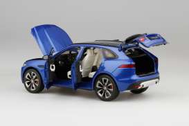 Jaguar  - 2016 blue - 1:18 - TrueScale - m181028 - tsm181028 | Toms Modelautos