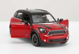 Mini  - Cooper S Countryman red - 1:24 - Rastar - rastar56400r | Toms Modelautos