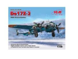 Planes  - Do 17Z-2 WWII Finnish Bomber  - 1:48 - ICM - icm48246 | Toms Modelautos