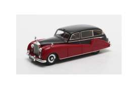 Rolls Royce  - Freestone  1957 Maroon/black - 1:43 - Matrix - 51705-251 - MX51705-251 | Toms Modelautos