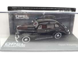 Opel  - Kapitan 38 black - 1:43 - Magazine Models - Ope90 - MagOpe090 | Toms Modelautos