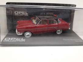 Opel  - Kapitan red/black - 1:43 - Magazine Models - Ope110 - MagOpe110 | Toms Modelautos