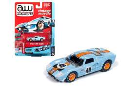 Ford  - GT40 1965 light blue - 1:64 - Auto World - SP015A - AWSP015A | Toms Modelautos