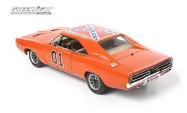 Dodge  - Charger Dukes of Hazard 1969 orange - 1:18 - Auto World - AMM964 | Toms Modelautos