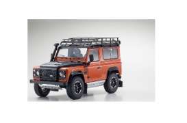 Land Rover - Defender orange - 1:18 - Kyosho - kyo8901Po | Tom's Modelauto's Land Rover - Defender orange - 1:18 - Kyosho - kyo8901Po | Tom's Modelauto's