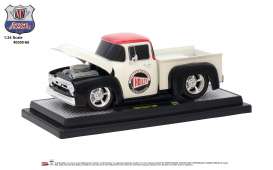 Ford - F-100 1956 white/red/black - 1:24 - M2 Machines - 40300-66B - M2-40300-66B | Tom's Modelauto's Ford - F-100 1956 white/red/black - 1:24 - M2 Machines - 40300-66B - M2-40300-66B | Tom's Modelauto's