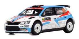 Skoda  - Fabia R5 2018 red/white/blue - 1:43 - IXO Models - ram664 - ixram664 | Toms Modelautos