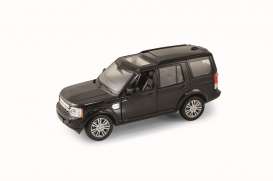 Land Rover  - Discovery 2010 black - 1:24 - Welly - 24008bk - welly24008bk | Toms Modelautos