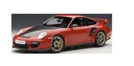 Porsche  - 2010 red/black - 1:18 - AutoArt - 77964 - autoart77964 | Toms Modelautos