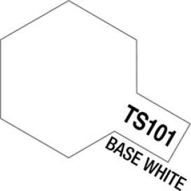 Paint  - Base White - Tamiya - TS-101 - tamTS101 | Toms Modelautos