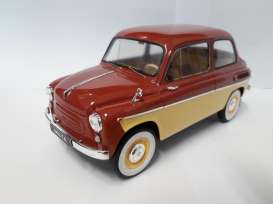 ZAZ - 1963 Terracotta red/beige - 1:18 - Premium Scale Models - PSM18002B | Toms Modelautos ZAZ - 1963 Terracotta red/beige - 1:18 - Premium Scale Models - PSM18002B | Toms Modelautos