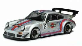 Porsche  - RWB 930 silver/orange - 1:43 - IXO Models - moc206 - ixmoc206 | Toms Modelautos