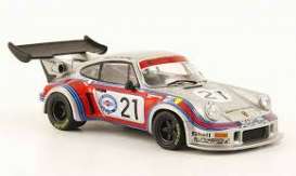 Porsche - 911 Carrera 1974 silver/red/blue - 1:43 - IXO Models - LMC158B - ixLMC158B | Tom's Modelauto's Porsche - 911 Carrera 1974 silver/red/blue - 1:43 - IXO Models - LMC158B - ixLMC158B | Tom's Modelauto's
