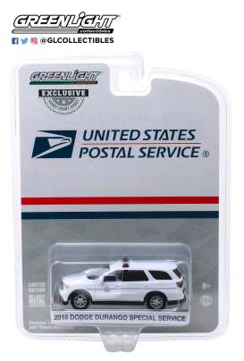 Dodge  - Durango 2018 white - 1:64 - GreenLight - 29993 - gl29993 | Toms Modelautos