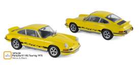 Porsche  - 911 RS 1973 yellow/black - 1:18 - Norev - 187638 - nor187638 | Toms Modelautos