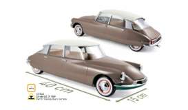 Citroen - DS 19 1959 beige/silver - 1:12 - Norev - 121562 - nor121562 | Tom's Modelauto's Citroen - DS 19 1959 beige/silver - 1:12 - Norev - 121562 - nor121562 | Tom's Modelauto's