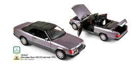 Mercedes Benz - 300CE Cabriolet 1990 purple - 1:18 - Norev - 183567 - nor183567 | Tom's Modelauto's Mercedes Benz - 300CE Cabriolet 1990 purple - 1:18 - Norev - 183567 - nor183567 | Tom's Modelauto's