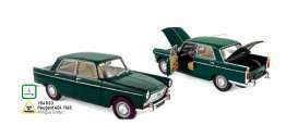 Peugeot  - 404 1965 green - 1:18 - Norev - 184833 - nor184833 | Toms Modelautos