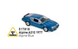 Alpine - A310 1977 blue - 1:87 - Norev - 517818 - nor517818 | Tom's Modelauto's Alpine - A310 1977 blue - 1:87 - Norev - 517818 - nor517818 | Tom's Modelauto's