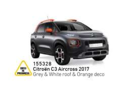 Citroen  - C3 Aircross 2017 grey/white/orange - 1:43 - Norev - 155328 - nor155328 | Toms Modelautos