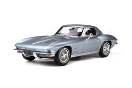 Chevrolet - Corvette 1963 silver/blue - 1:12 - GT Spirit - 183 - GT183 | Tom's Modelauto's Chevrolet - Corvette 1963 silver/blue - 1:12 - GT Spirit - 183 - GT183 | Tom's Modelauto's