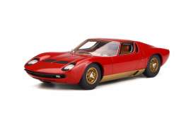 Lamborghini - Miura P400S 1969 red - 1:18 - GT Spirit - S18506r - GTS18506r | Tom's Modelauto's Lamborghini - Miura P400S 1969 red - 1:18 - GT Spirit - S18506r - GTS18506r | Tom's Modelauto's