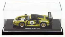 Porsche  - 1996 green/black - 1:64 - Kyosho - 6521E - kyo6521E | Toms Modelautos