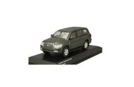 Toyota  - Landcruiser grey - 1:64 - Kyosho - 7042A11 - kyo7042A11 | Toms Modelautos