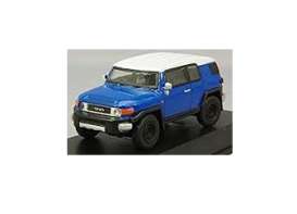 Toyota  - FJ Cruiser blue - 1:64 - Kyosho - 7042A14 - kyo7042A14 | Toms Modelautos