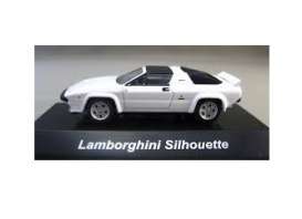 Lamborghini  - Silhouette white - 1:64 - Kyosho - 7045A8 - kyo7045A08 | Toms Modelautos