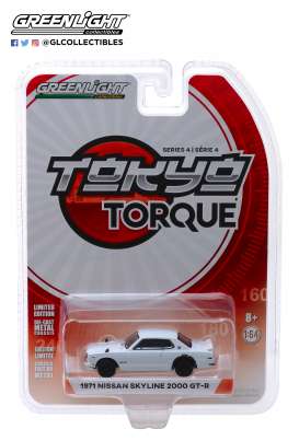 Nissan - Skyline GTS-R 1971 white - 1:64 - GreenLight - 47020B - gl47020B | Tom's Modelauto's Nissan - Skyline GTS-R 1971 white - 1:64 - GreenLight - 47020B - gl47020B | Tom's Modelauto's