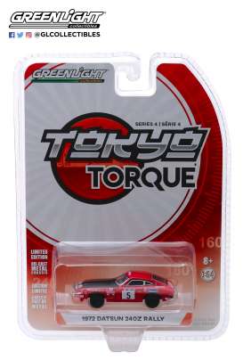 Datsun  - Safari 1972 red - 1:64 - GreenLight - 47020D - gl47020D | Toms Modelautos