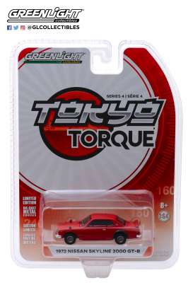 Nissan - Skyline 2000 GTS-R 1972 red - 1:64 - GreenLight - 47020E - gl47020E | Tom's Modelauto's Nissan - Skyline 2000 GTS-R 1972 red - 1:64 - GreenLight - 47020E - gl47020E | Tom's Modelauto's