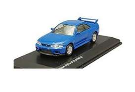Nissan  - Skyline blue - 1:64 - Kyosho - 7047A6 - kyo7047A6 | Toms Modelautos